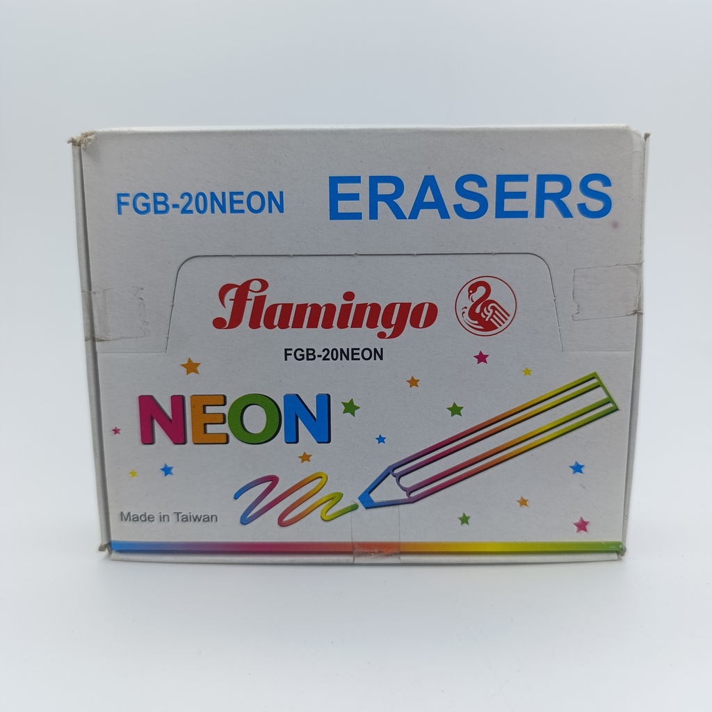 مساحە  Eraser Flamingo Neon